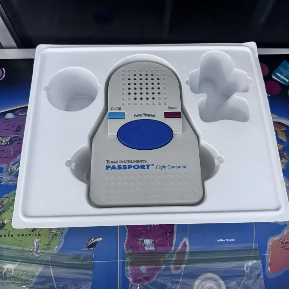 Electronic Passport Board Game Texas Instruments Vintage 1991 Works Great READ